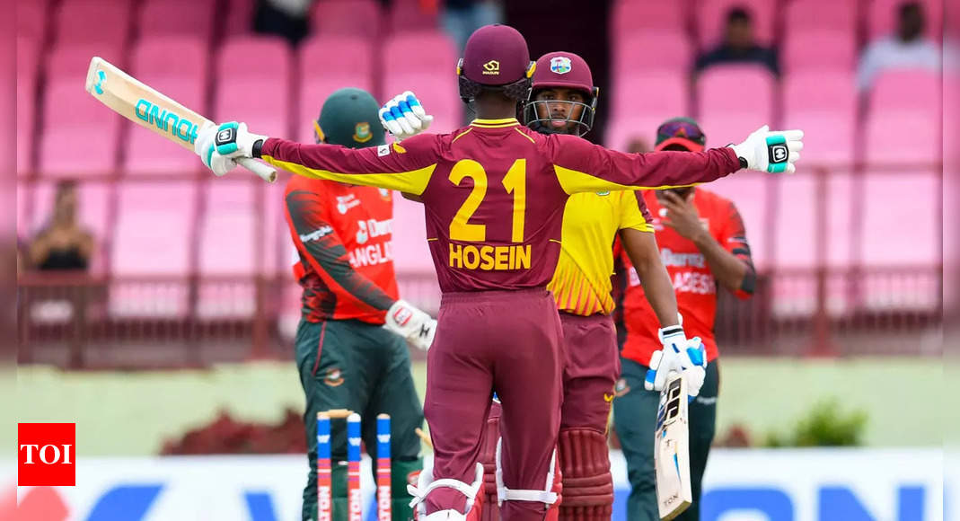 3rd T20I: Pooran blasts West Indies to series win over Bangladesh | Cricket News – Times of India