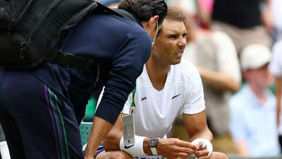 Injured Rafael Nadal pulls out of Wimbledon semis, Nick Kyrgios in final