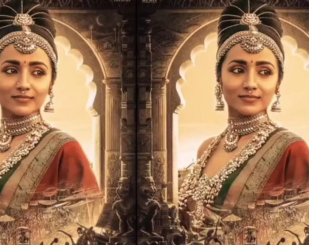 
After unveiling first look poster of Aishwarya Rai Bachchan as queen Nandini, Mani Ratnam introduces Trisha Krishnan as princess Kundavai in 'Ponniyin Selvan'
