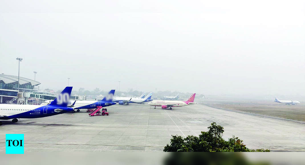 Devi Ahilyabai Holkar Airport Of Indore 5 New Parking Bays At Airport