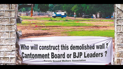 Telangana: After BJP meet, ‘trashed’ Parade Grounds cleaned