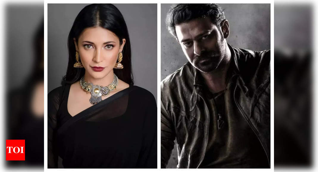 Shruti Haasan spills the beans on ‘Salaar’ with Prabhas; says she is honoured to be a part of the team – Times of India