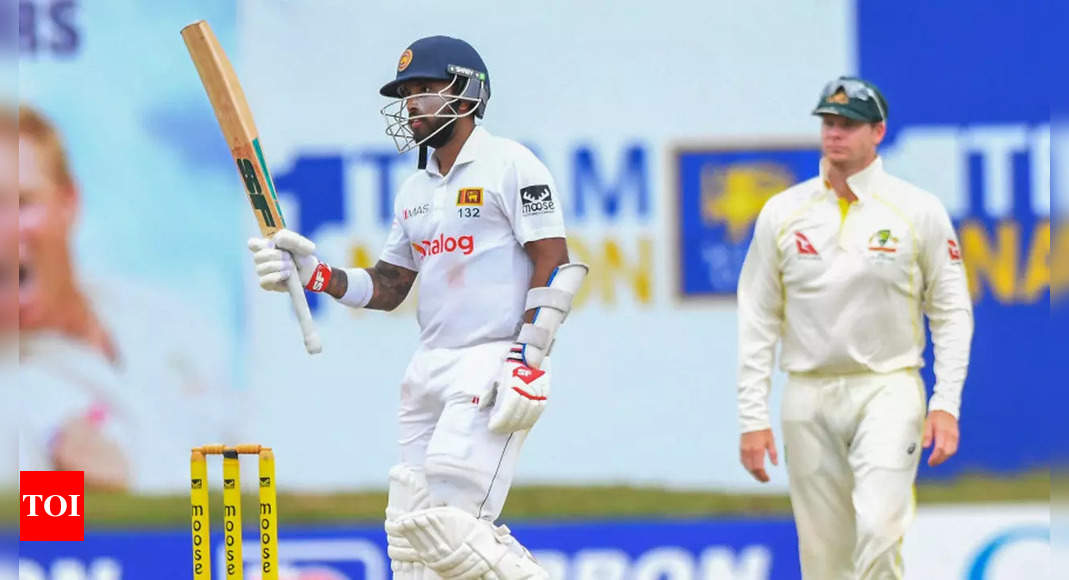 2nd Test: Kusal Mendis leads Sri Lanka’s fight after Karunaratne falls | Cricket News – Times of India
