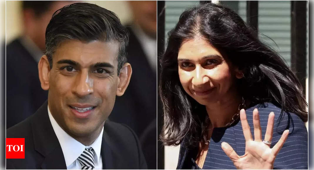 Sunak and Suella subjected to racist onslaught in UK after entering PM race – Times of India