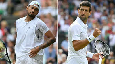 'Winner pays for dinner': Novak Djokovic and Nick Kyrgios patch things up before Wimbledon final