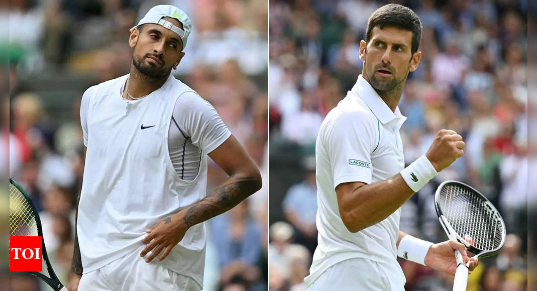 ‘Winner pays for dinner’: Novak Djokovic and Nick Kyrgios patch things up before Wimbledon final | Tennis News – Times of India