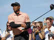 
Tiger Woods tackles 18-hole practice round at St. Andrews
