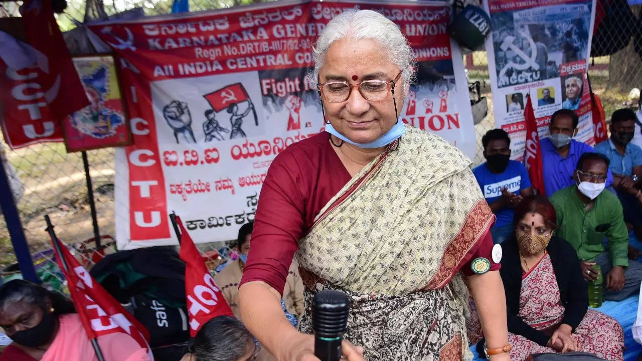 FIR registered against Medha Patkar, 11 others for misusing funds | India  News - Times of India