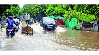 Heavy rain clogs Agra, exposes sub-par drainage management