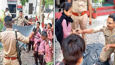 Kids throng Shamli thana for jamuns, learn police procedure in the process