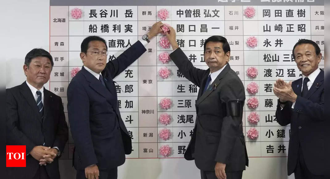 Japan ruling party wins big in polls in wake of Abe’s death – Times of India