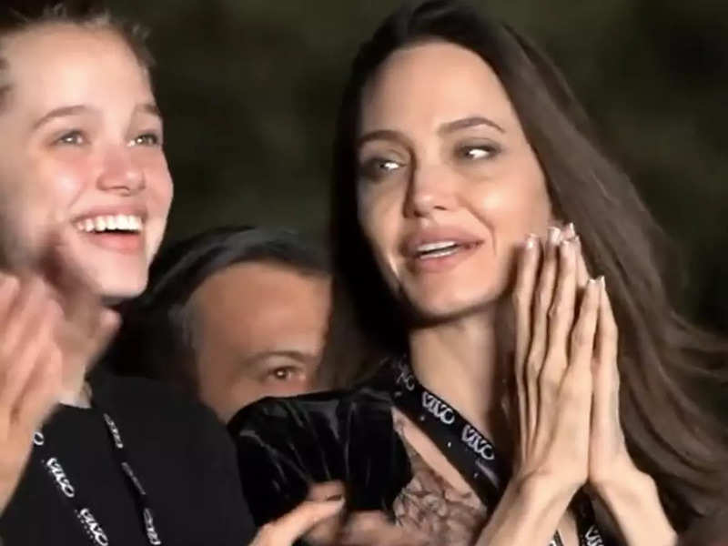 Angelina Jolie And Shiloh Jolie Pitt Steal The Show At Maneskin Concert In Rome Watch 6100