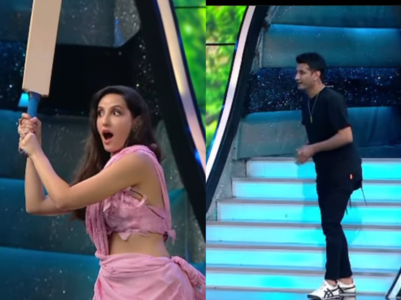DDJ: Nora Fatehi hits sixes wearing a sari
