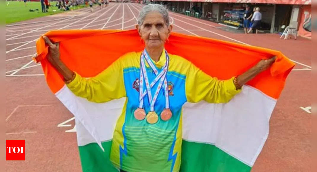 94-year-old Bhagwani Devi clinches medals at World Masters Athletics | More sports News – Times of India