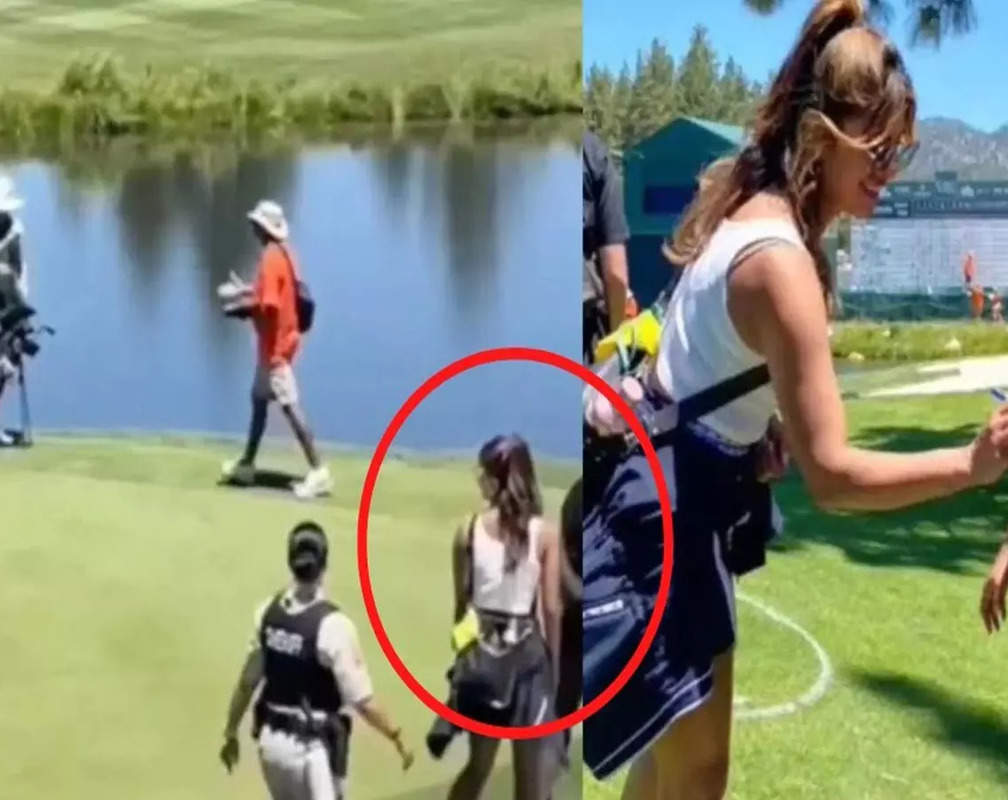 
Priyanka Chopra cheers for husband Nick Jonas at a golf tournament; videos go viral
