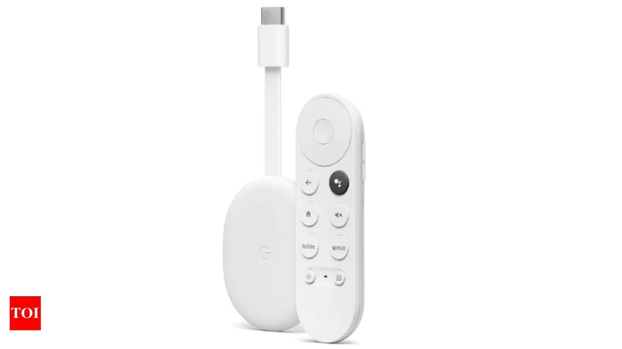 Google Chromecast with Google TV - 4K - Snow New India