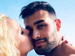 The American pop star is often teasing fans with mushy pictures with Sam Asghari.