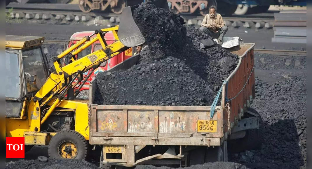 Coal imports hit record high in June – Times of India