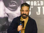 Kamal Haasan attends the press conference of his film 'Vikram'