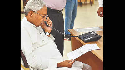 Bihar CM Nitish Kumar listens to grievances of 55 persons at Janata Darbar