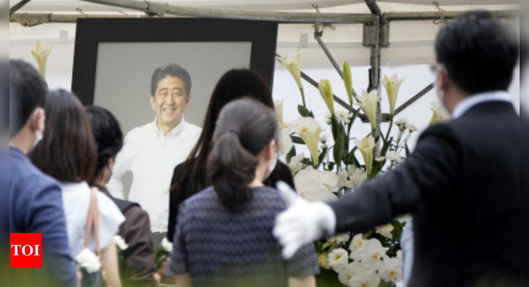 Japan mourns as funeral for former PM Shinzo Abe held in Tokyo – Times of India