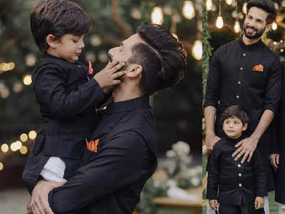 Shahid Kapoor posing with his ‘mini me’ Zain in THIS unseen picture is pure gold!