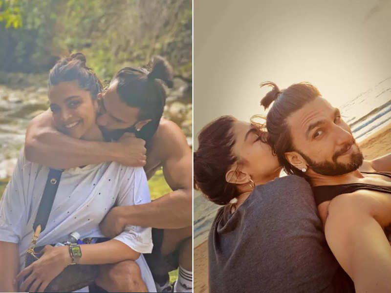 Ranveer Singh and Deepika Padukone shower each other with kisses in pics from their romantic and adventurous holiday
