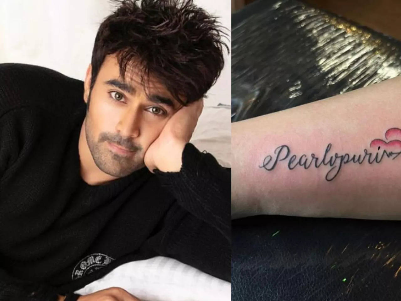 Pearl V Puri expresses gratitude to a fan who got his name tattooed on his  arm; calls it 'the best birthday gift ever' - Times of India