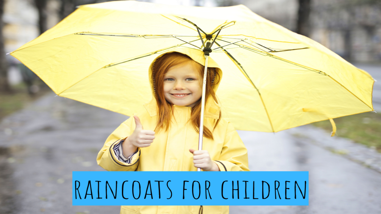 Raincoat hot sale children's wear