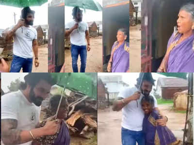 BB Non-Stop runner up Akhil Sarthak surprises Gangavva with his sudden visit; says, "Thank you universe for giving me avva"