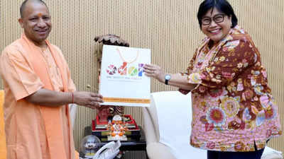 Indonesian Ambassador Meets Up Cm Yogi Adityanath 