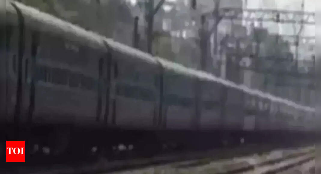 UP: Woman falls from moving train, saved by RPF staff & passenger ...