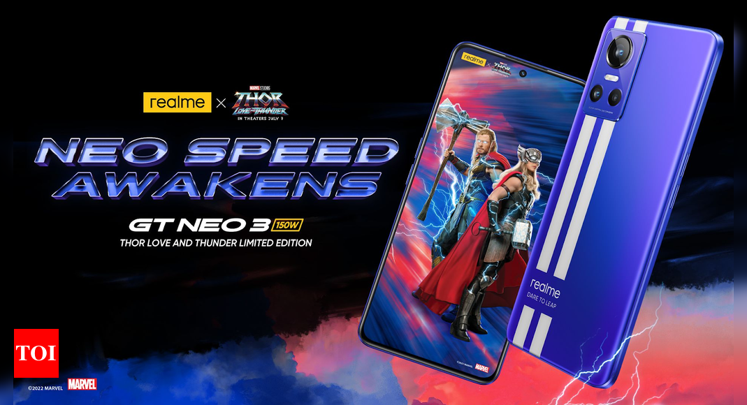 Realme GT Neo 3 150W Thor: Love and Thunder Limited Edition to go on sale today – Times of India