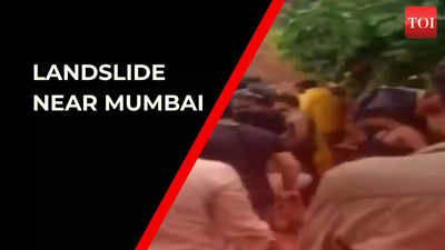 Vasai: Two rescued, two feared trapped under debris following landslide