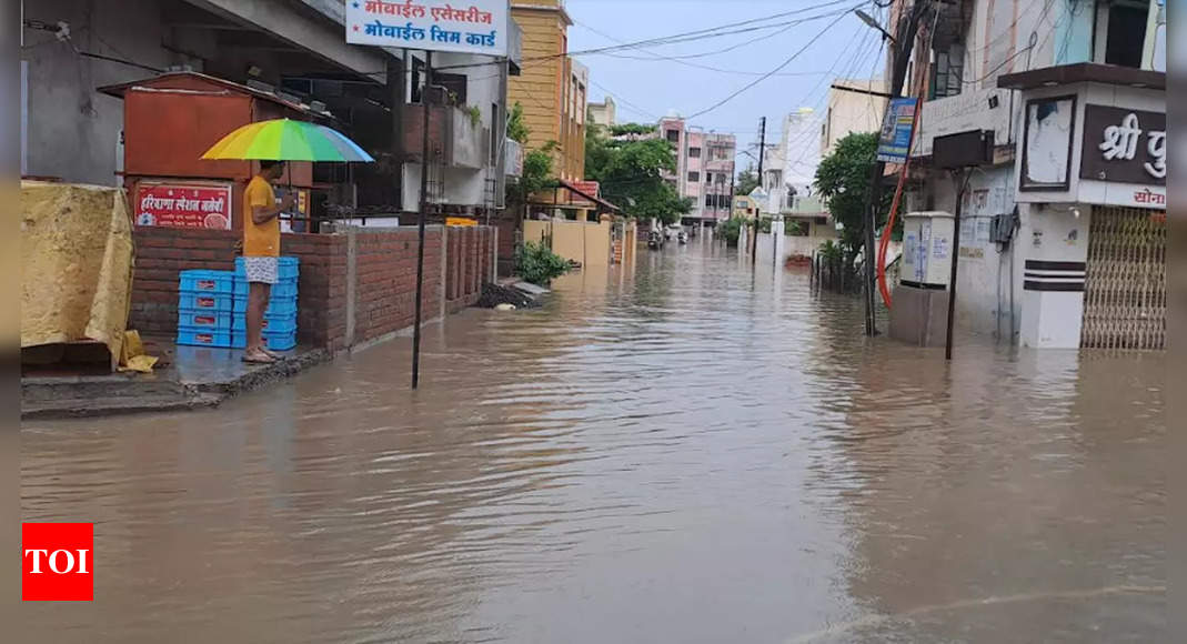 Streets flooded in Nagpur following overnight rain | Nagpur News ...