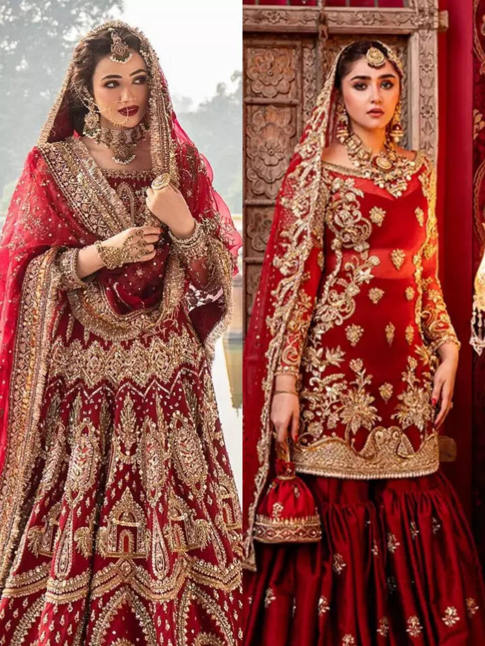 Pakistani ghagra designs best sale