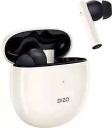DIZO by realme TechLife GoPods True Wireless with Active Noise Cancellation (ANC) Bluetooth Headset (Creme White)