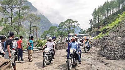 Rain-triggered landslides block over 70 major roads in Uttarakhand
