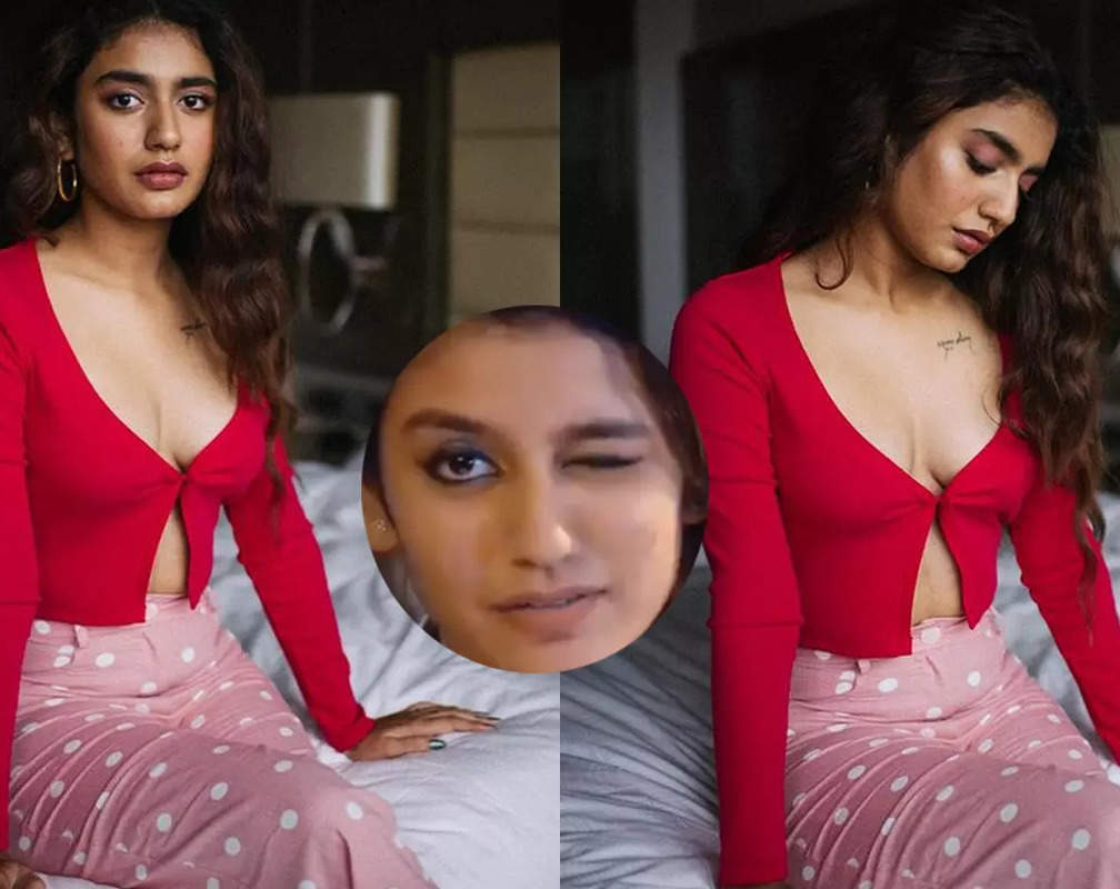 
Remember the ‘wink’ girl Priya Prakash Varrier? Actress’ picture in red-hot top with plunging neckline goes viral
