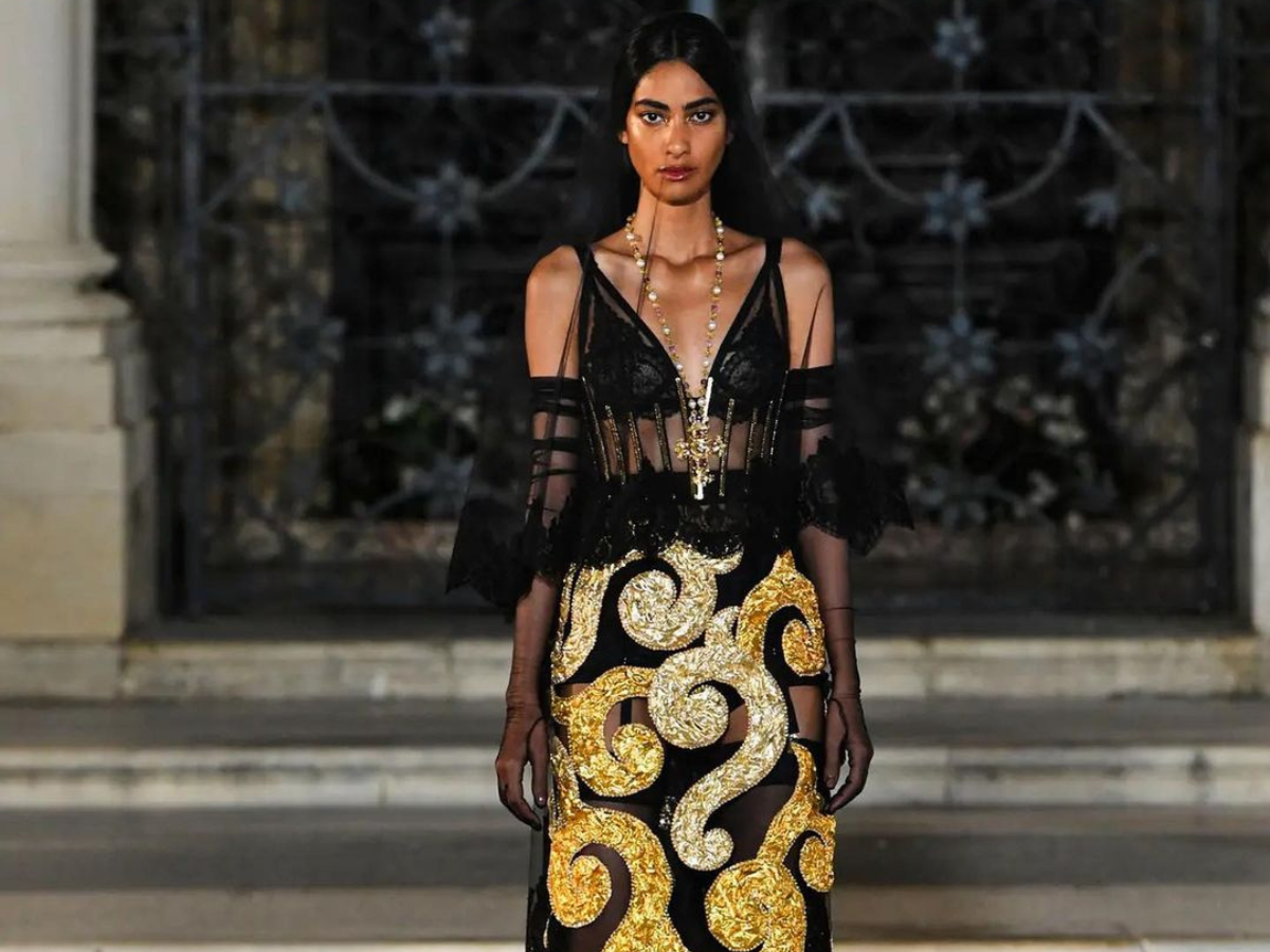 Sumita Bhandari walks the ramp for Dolce and Gabbana's 'Alta Moda Show ...