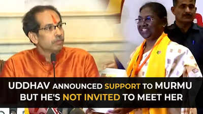 Droupadi Murmu to meet Shiv Sena legislators but Uddhav Thackeray is not invited