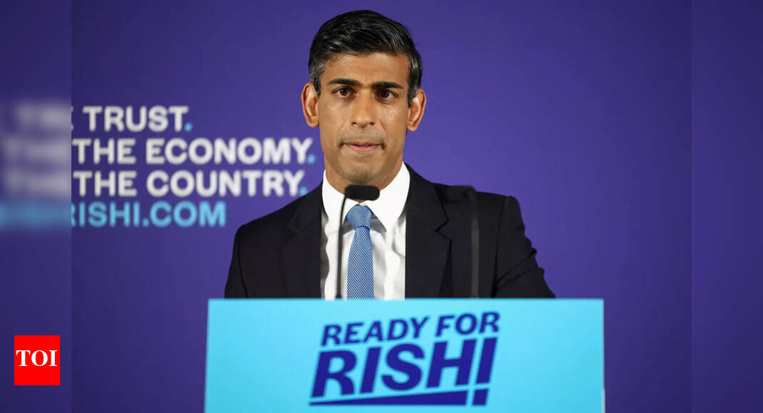 UK's Sunak says inflation, not tax cuts, are priority - Times of India
