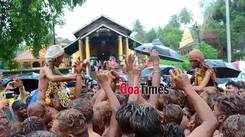 Revellers have a muddy celebration this Chikal Kalo