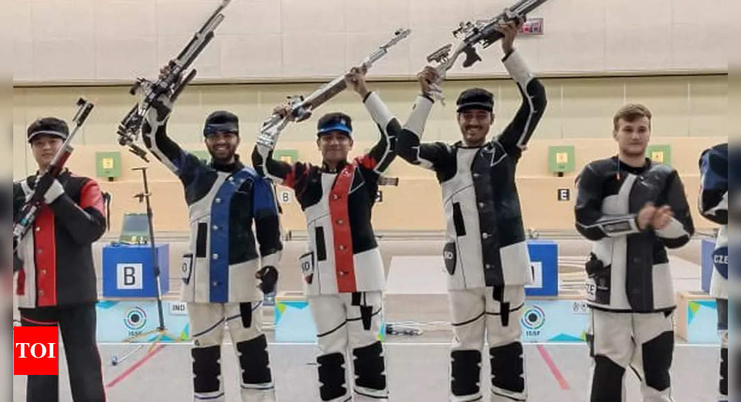Shooting World Cup: India top medals tally in Changwon with 3 gold, 4 silver, 1 bronze – Times of India