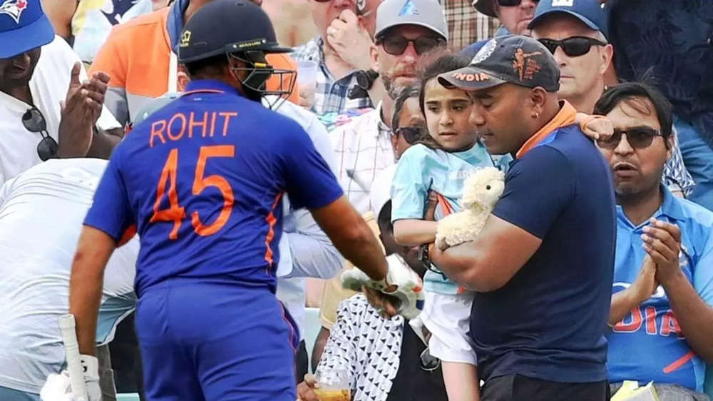 When a Rohit six hit a young fan