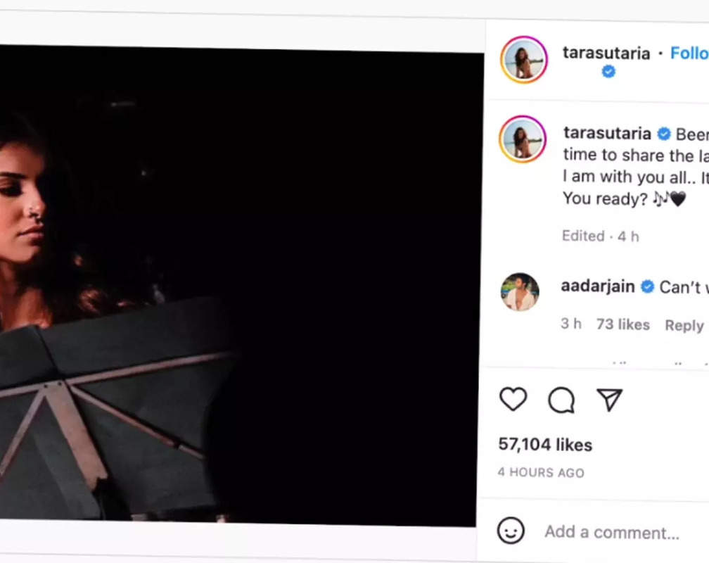 
Aadar Jain drops fiery comment on girlfriend Tara Sutarias post
