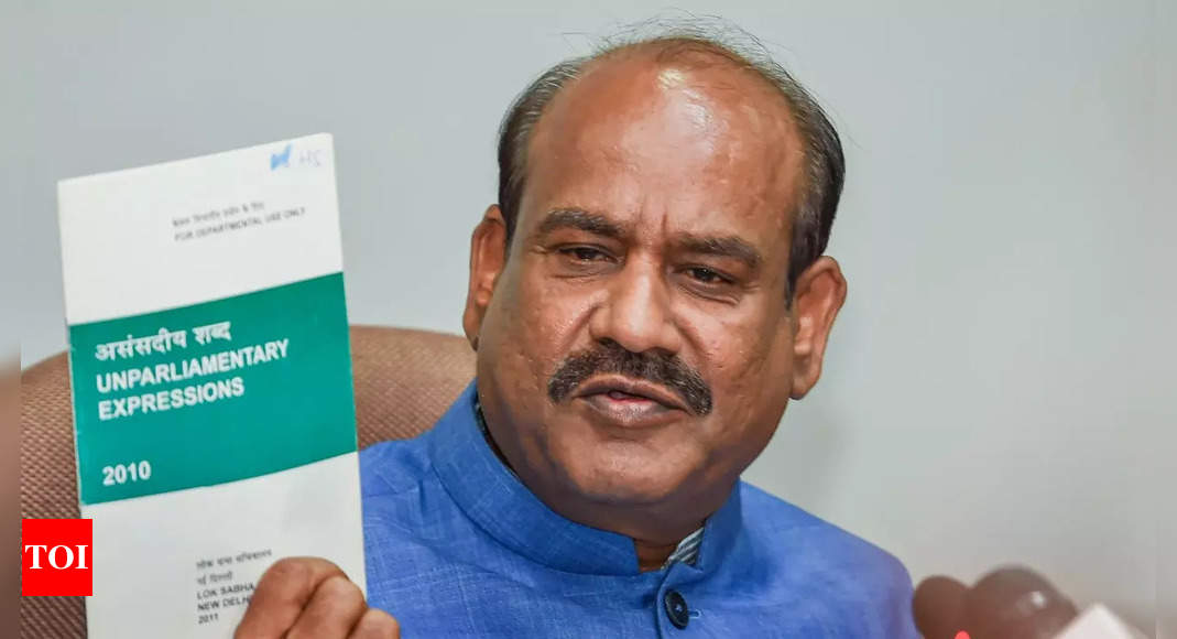 Refrain from making allegations without ascertaining facts: Om Birla to parties on bulletin controversy | India News – Times of India