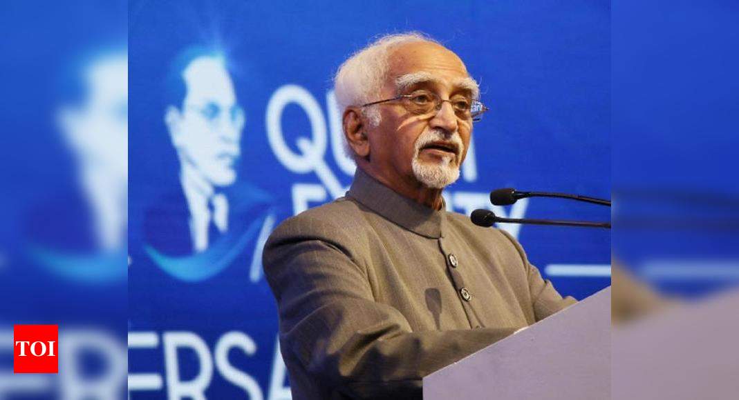 Ansari asserts he never knew or invited Pak journalist Nusrat Mirza to any conference | India News – Times of India