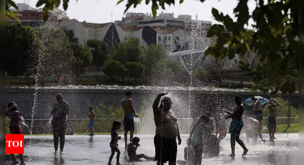 Heatwave scorches Europe; health alerts issued – Times of India