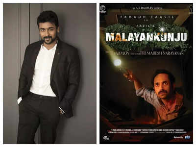 Suriya is impressed by ‘Malayankunju’ trailer, says, ‘Fahadh you always surprise me with your stories’